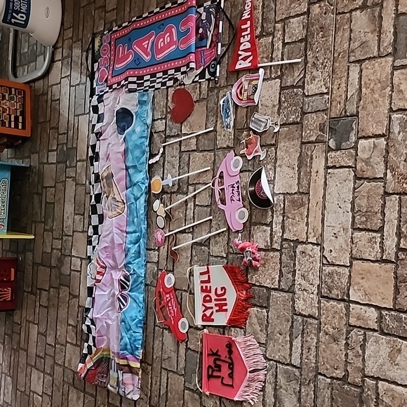 Bundled Of Grease Themed Party Supplies - Picture 1 of 13